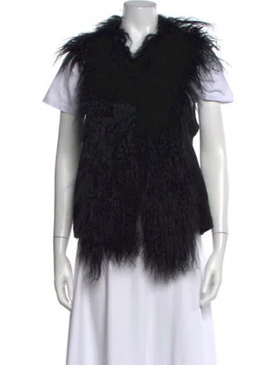 Pre-owned Alberto Makali Open Front Sweater In Black