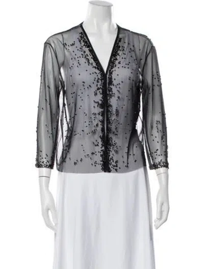 Pre-owned Alberto Makali Patterned Jacket In Grey