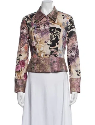 Pre-owned Alberto Makali Patterned Jacket In Multicolor