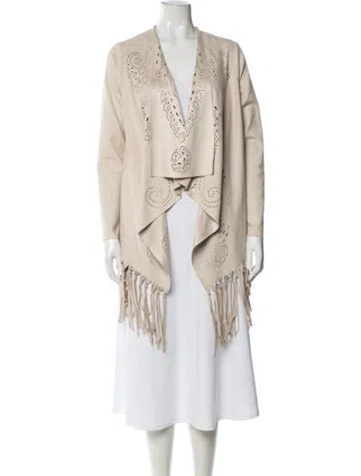 Pre-owned Alberto Makali Patterned Jacket In Neutrals