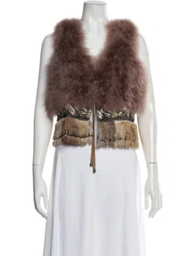 Pre-owned Alberto Makali Patterned Vest In Multicolor