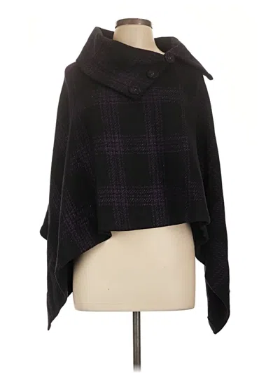 Pre-owned Alberto Makali Poncho In Black
