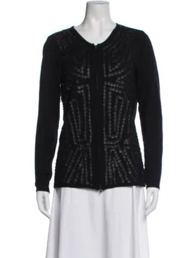 Pre-owned Alberto Makali Printed Evening Jacket In Black
