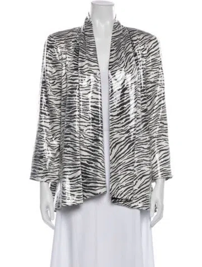 Pre-owned Alberto Makali Printed Evening Jacket In Multi
