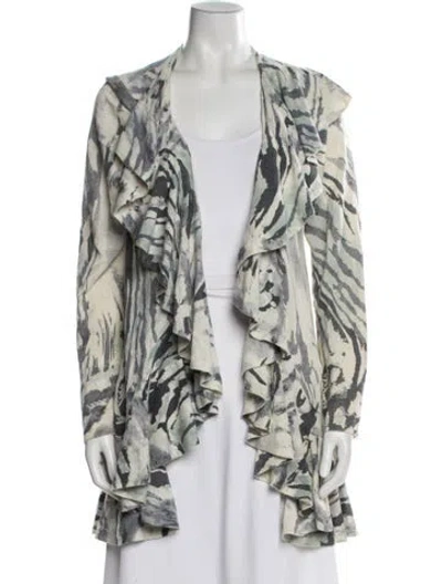 Pre-owned Alberto Makali Printed Evening Jacket In Neutral