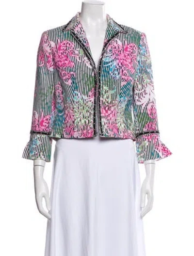 Pre-owned Alberto Makali Printed Jacket In Multi