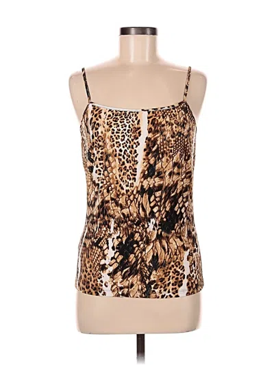 Pre-owned Alberto Makali Sleeveless Top Brown Strapless Neckline Tops