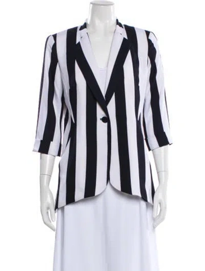 Pre-owned Alberto Makali Striped Blazer In Multi