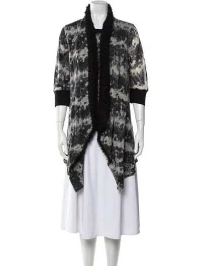 Pre-owned Alberto Makali Tie-dye Print Set In Black