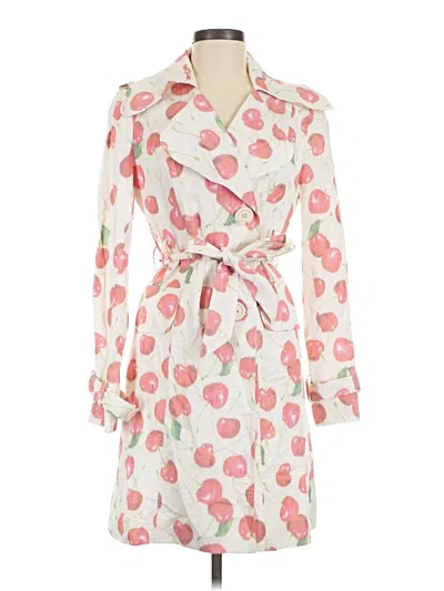 Pre-owned Alberto Makali Trenchcoat In White