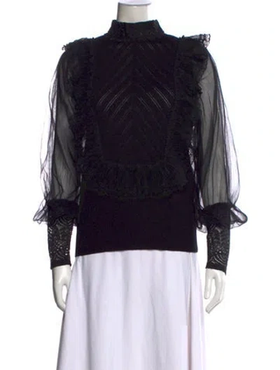 Pre-owned Alberto Makali Turtleneck Sweater In Black