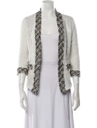 Pre-owned Alberto Makali Vintage 1990's Evening Jacket In White