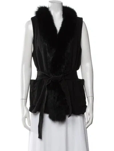 Pre-owned Alberto Makali Vintage 1990's Vest In Black