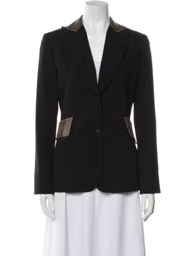 Pre-owned Alberto Makali Vintage 2000's Blazer In Black