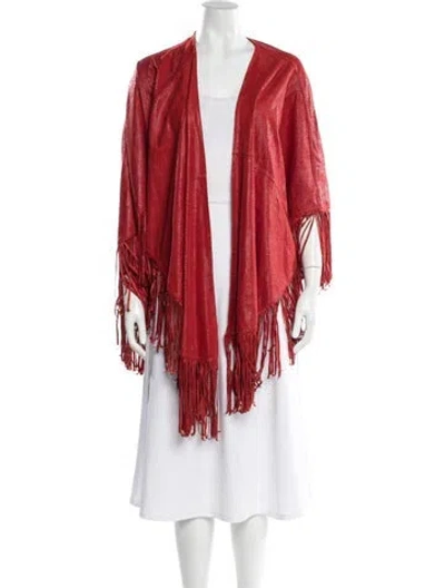 Pre-owned Alberto Makali Vintage 2000's Coat In Red