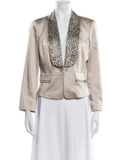 Pre-owned Alberto Makali Vintage Late 1990's - Early 2000's Blazer In Neutral