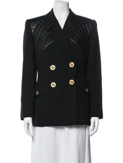 Pre-owned Alberto Makali Wool Blazer In Black