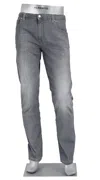 Alberto Men's Super Light Tencel Denim Jean In Grey In Gray