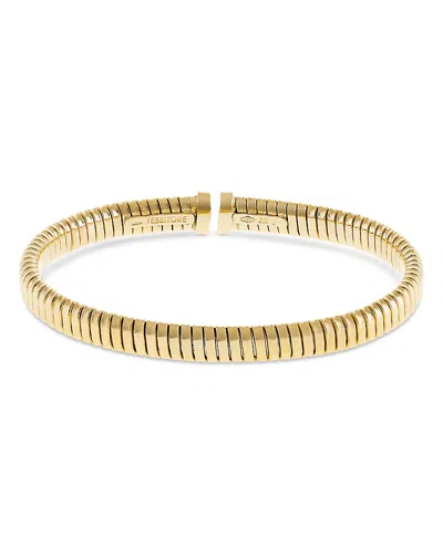 Alberto Milani 18k Yellow Gold Via Bagutta Flat Tubogas Bangle Bracelet