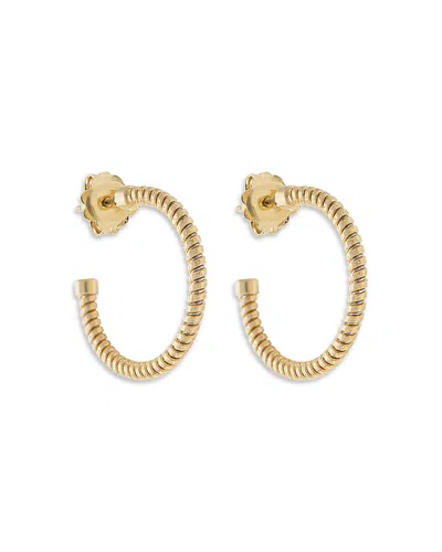 Alberto Milani 18k Yellow Gold Via Bagutta Small Tubogas Hoop Earrings