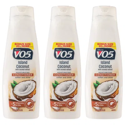 Alberto Vo5 Moisturizing Island Coconut Conditioner By  For Unisex - 15 oz Conditioner - Pack Of 3 In Multi