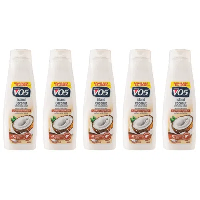 Alberto Vo5 Moisturizing Island Coconut Conditioner By  For Unisex - 15 oz Conditioner - Pack Of 5 In Transparent