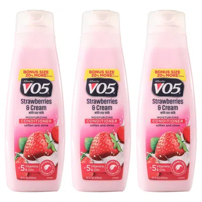 Alberto Vo5 Moisturizing Strawberries Cream Conditioner By  For Unisex - 15 oz Conditioner - Pack Of  In Transparent