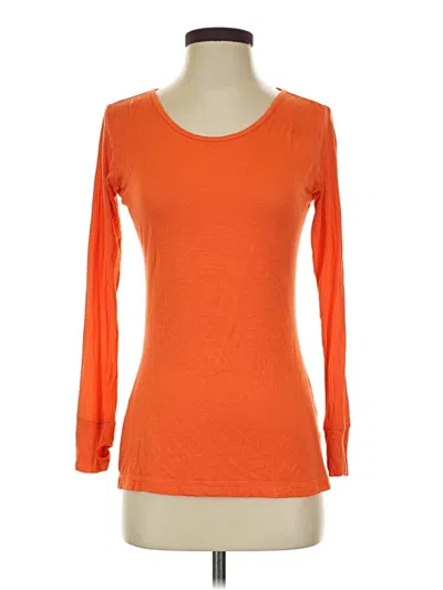Pre-owned Albion 3/4 Sleeve T-shirt In Orange