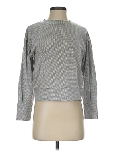 Pre-owned Albion Long Sleeve Top Gray Turtleneck Tops