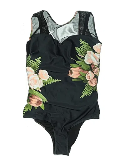 Pre-owned Albion One Piece Swimsuit In Black