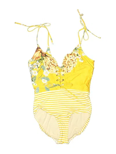Pre-owned Albion One Piece Swimsuit In Yellow