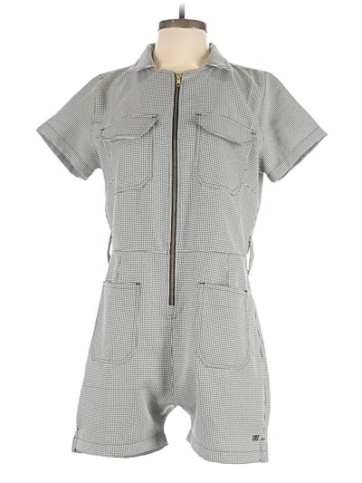 Pre-owned Albion Romper In Gray