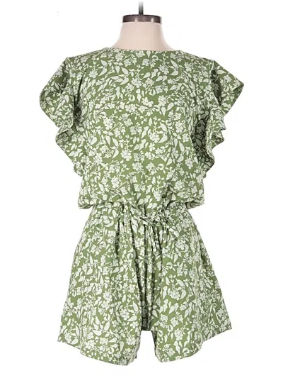 Pre-owned Albion Romper In Green