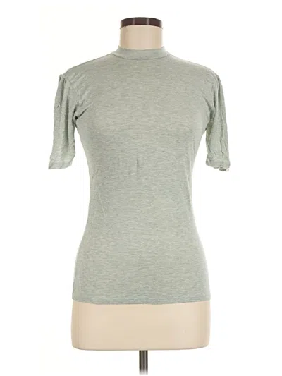 Pre-owned Albion Short Sleeve Turtleneck In Gray