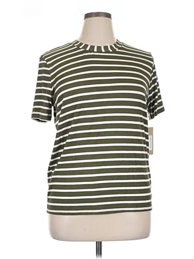 Albion Short Sleeve Turtleneck In Green