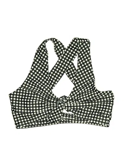Pre-owned Albion Swimsuit Top Black Polka Dots Pattern Swimwear