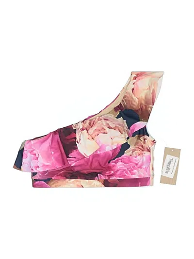 Albion Swimsuit Top Pink Floral Pattern Swimwear