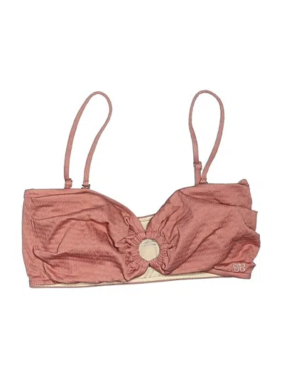 Pre-owned Albion Swimsuit Top Pink Swimwear