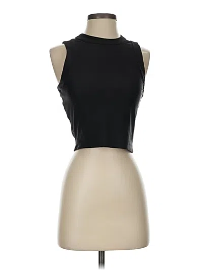 Pre-owned Albion Tank Top Black Halter Neckline Tops