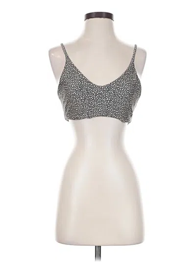Pre-owned Albion Tank Top Silver Sweetheart Neckline Tops
