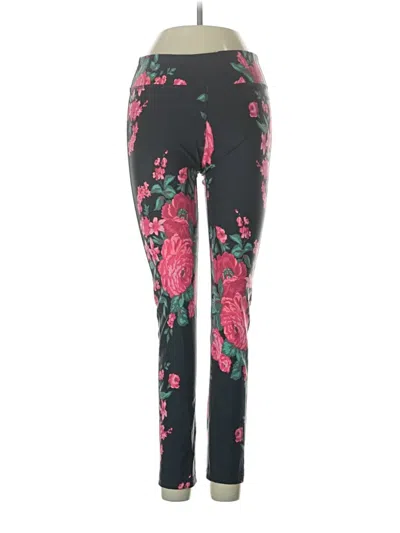 Pre-owned Albion Yoga Pants In Black