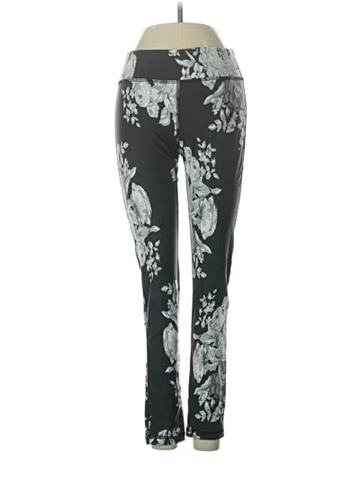 Pre-owned Albion Yoga Pants In Gray