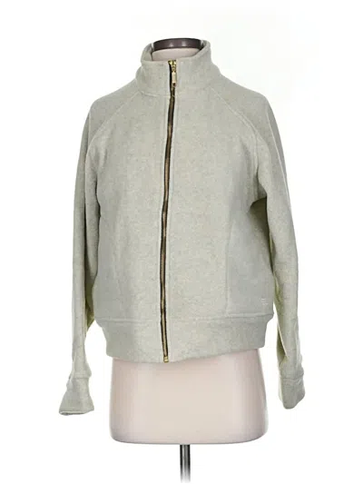 Pre-owned Albion Zip Up Hoodie In Gray