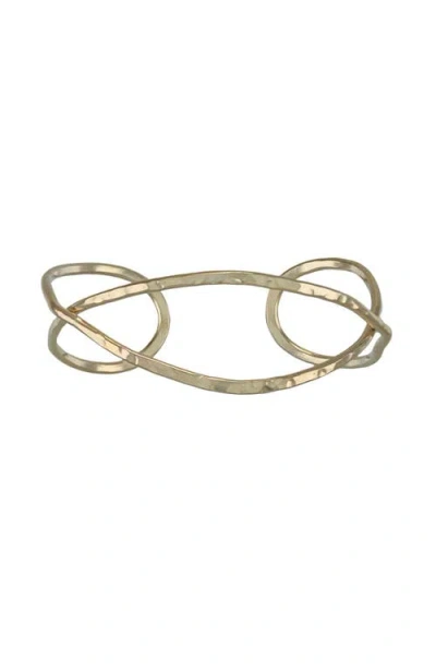 Albisia Dna Cuff In Gold