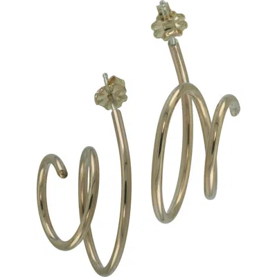 Albisia Elio Double Hoop In Gold