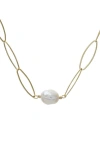 Albisia Perla Choker In 14k Gold Filled