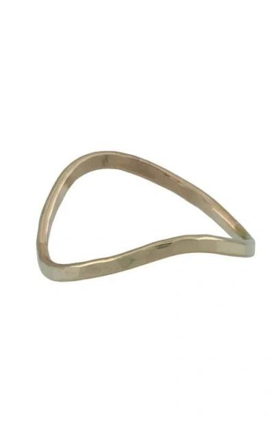 Albisia Wave Ring In Gold