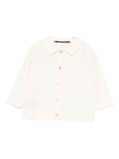 Album Di Famiglia Babies' Button-down Shirt In Neutral