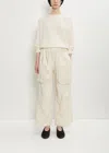 Album Di Famiglia Cotton Crash Pockets Trousers In Neutral