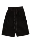 Album Di Famiglia Drawstring-waist Shorts In Brown